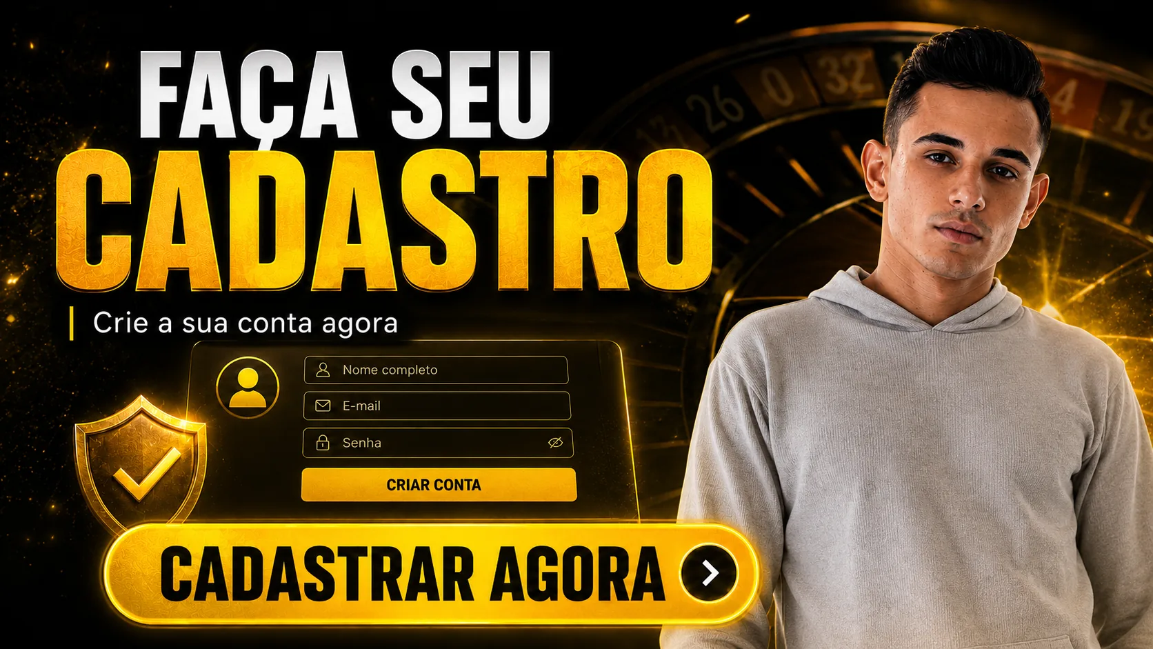 Faça seu cadastro agora